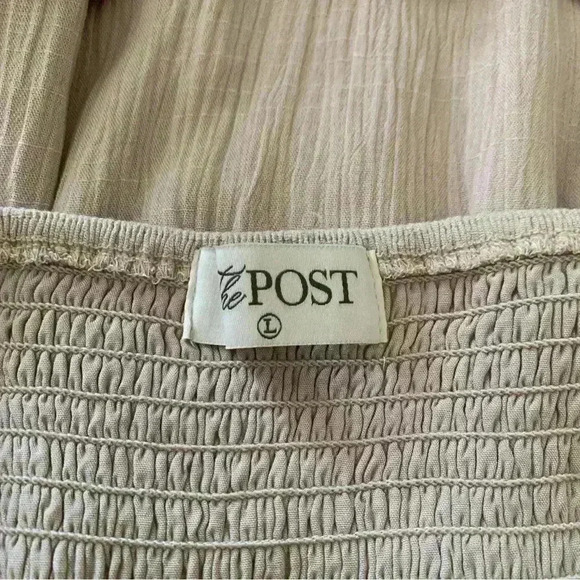 The Post Women's Angie Taupe Flowy Dress Size Large NWOT - Picture 5 of 10